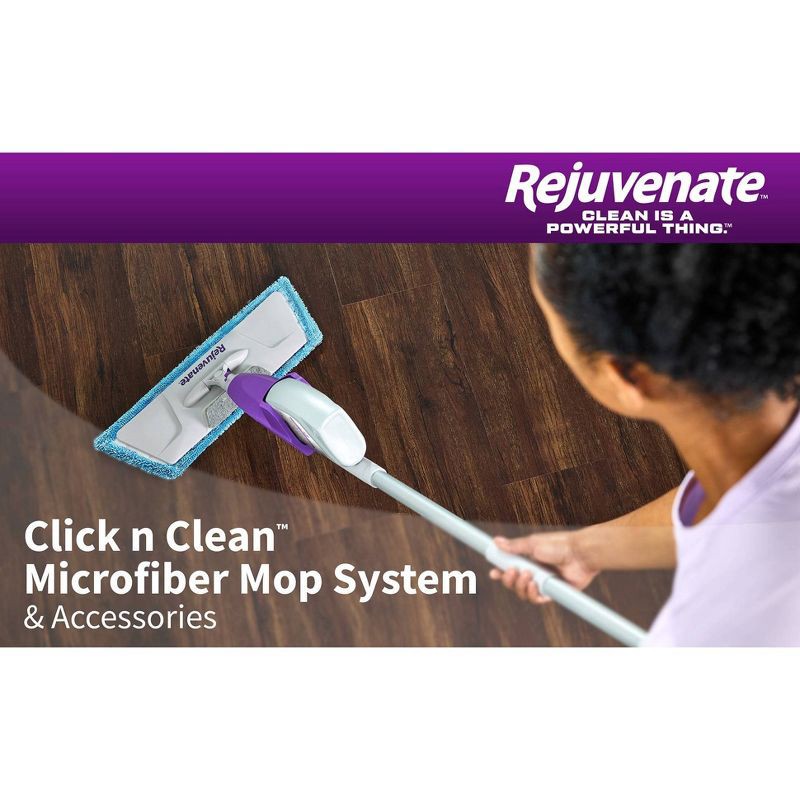 slide 8 of 16, Rejuvenate Click n Clean Multi-Surface Floor Spray Mop System, 1 ct
