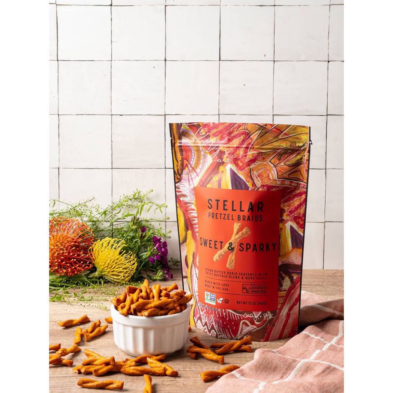slide 3 of 4, Stellar Snacks Sweet & Sparky Pretzel Braid - 12oz, 12 oz