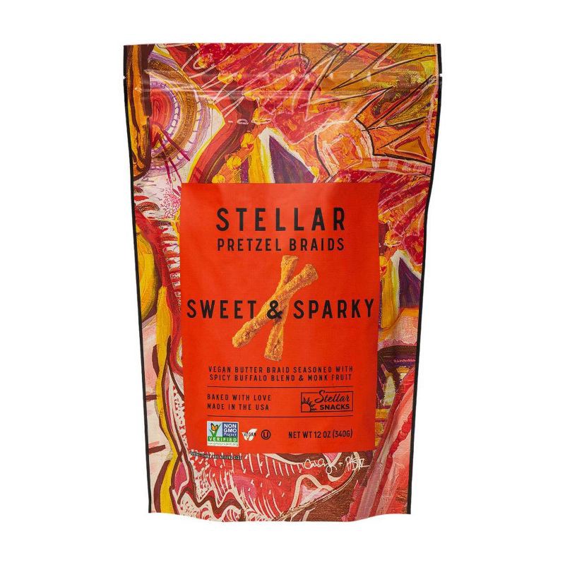 slide 1 of 4, Stellar Snacks Sweet & Sparky Pretzel Braid - 12oz, 12 oz