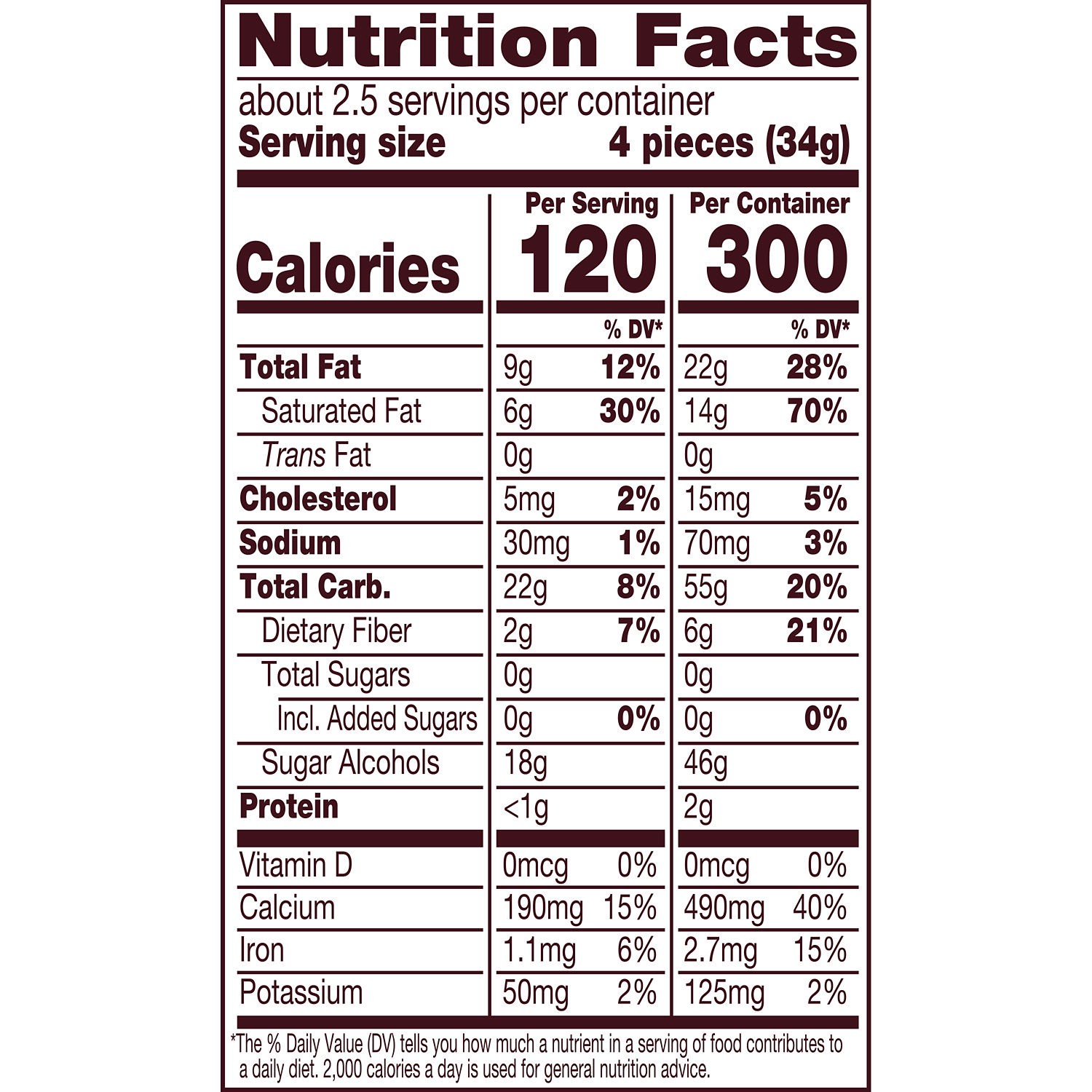 slide 3 of 9, Hershey's Zero Sugar Caramel Filled Chocolate Candy Bag, 3 oz, 3 oz