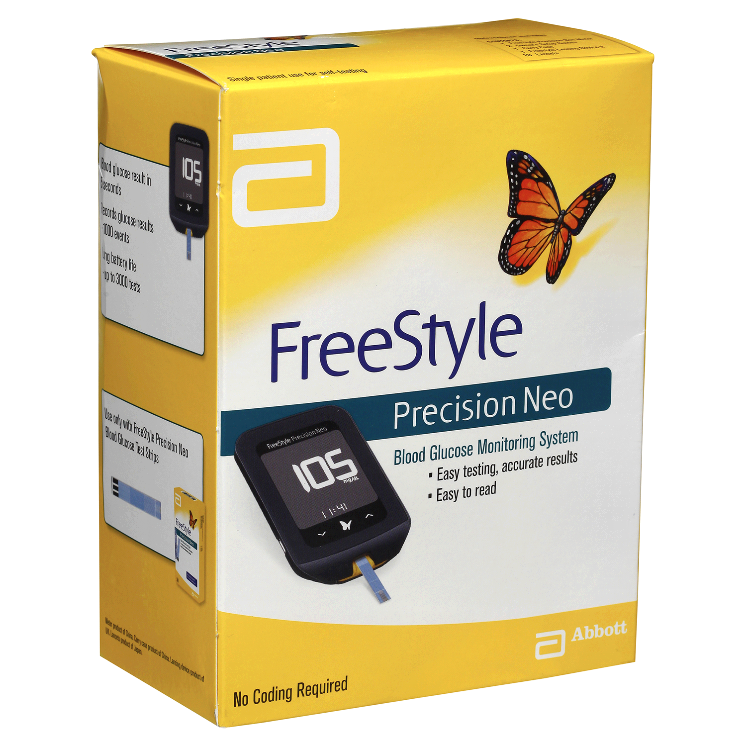 slide 4 of 5, FreeStyle Precision Neo Blood Glucose Monitoring System, 1 ct