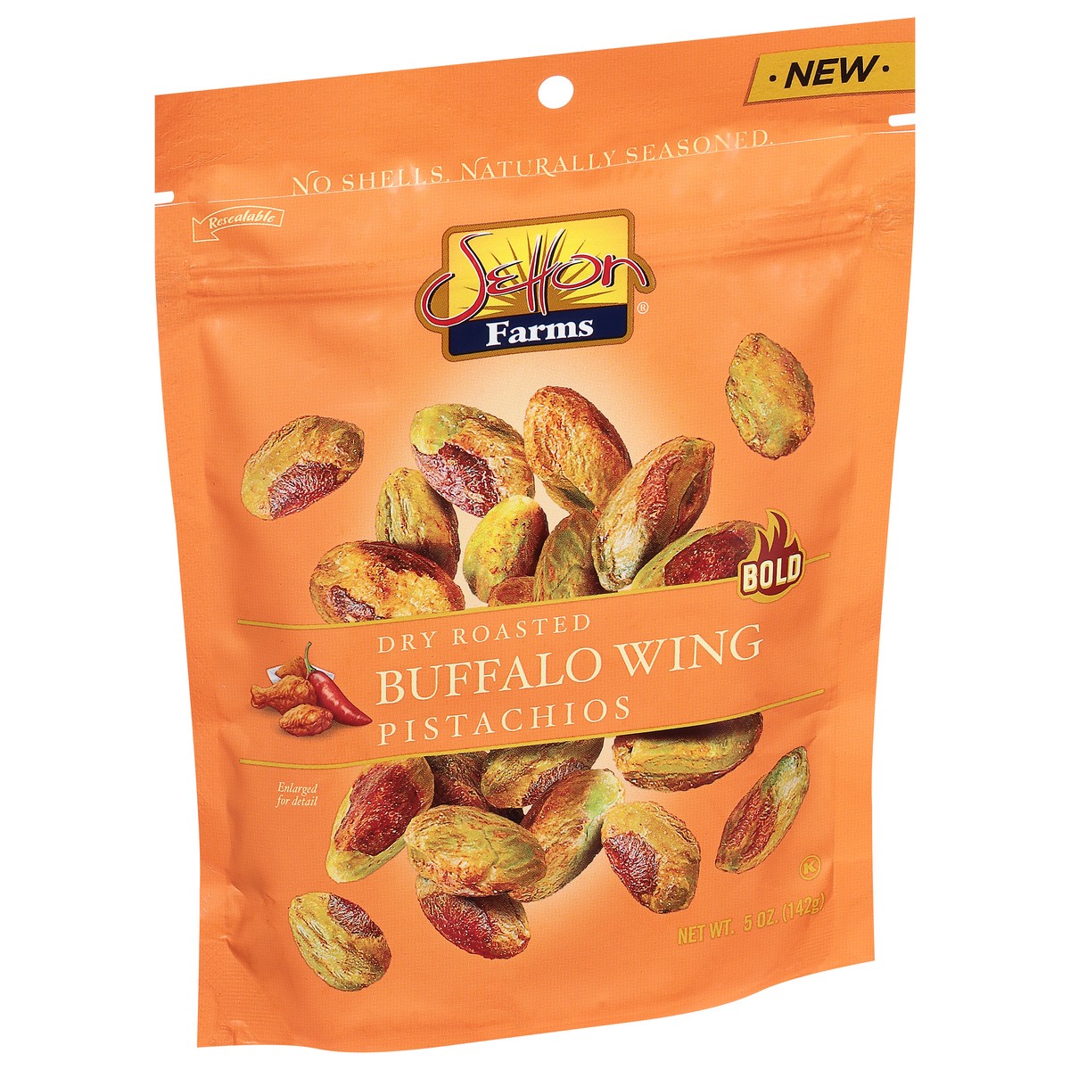 slide 3 of 9, Setton Farms Dry Roasted Buffalo Wing Pistachios, 5 oz