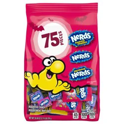 Ferrara Halloween Assorted Nerds 75 Count 34.44 Ounce Mixed Bag