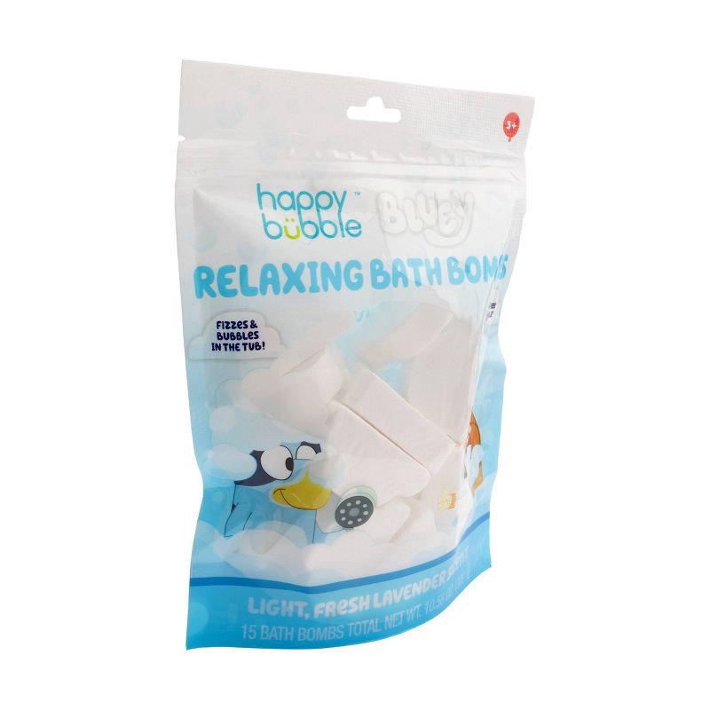 slide 3 of 5, Bluey Happy Bubble Bath Bombs - 15ct/10.58oz, 15 ct, 10.58 oz