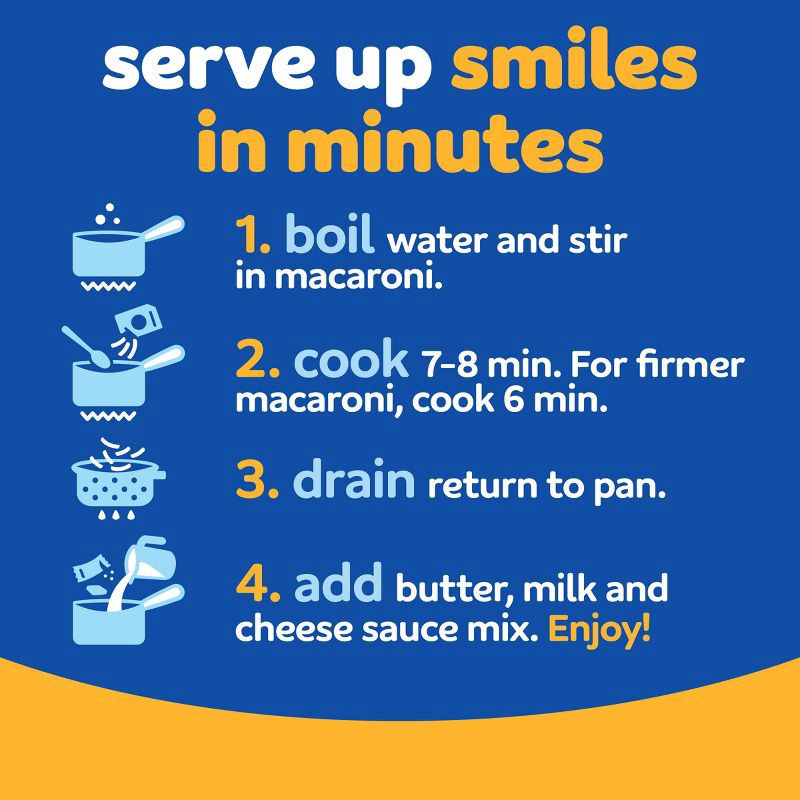 slide 7 of 9, Kraft Original Flavor Mac and Cheese Dinner - 11oz, 11 oz