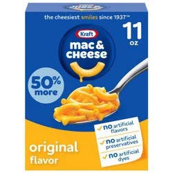 Kraft Original Flavor Mac and Cheese Dinner - 11oz