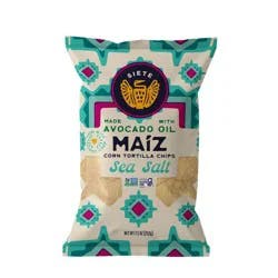 Siete Maiz Sea Salt Corn Tortilla Chips - 7.5oz