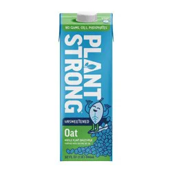 Plantstrong Unsweetened Oat Milk - 32oz