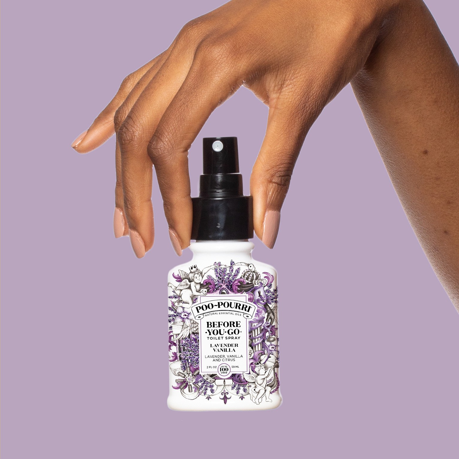 slide 2 of 5, Poo-Pourri Before-You-Go Lavender Vanilla Toilet Spray 2 fl oz, 2 fl oz