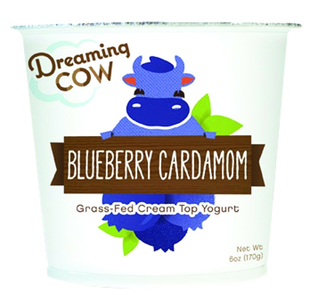 slide 1 of 1, Dreaming Cow Blueberry Cardamom Yogurt, 6 oz