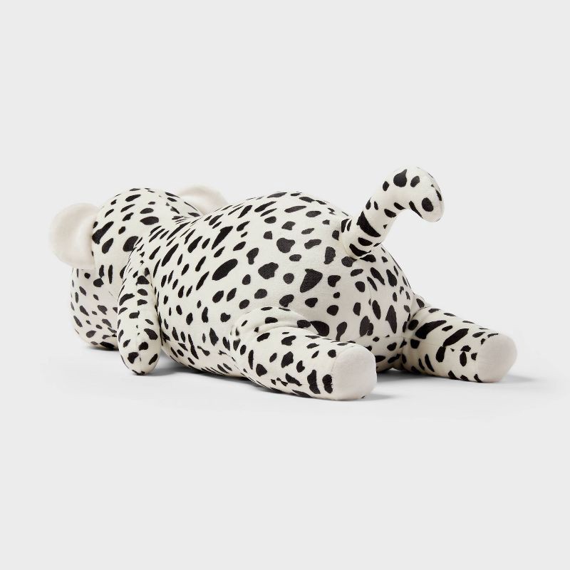slide 3 of 4, Cheetah Weighted Plush Kids' Throw Pillow Black and White - Pillowfort™, 1 ct