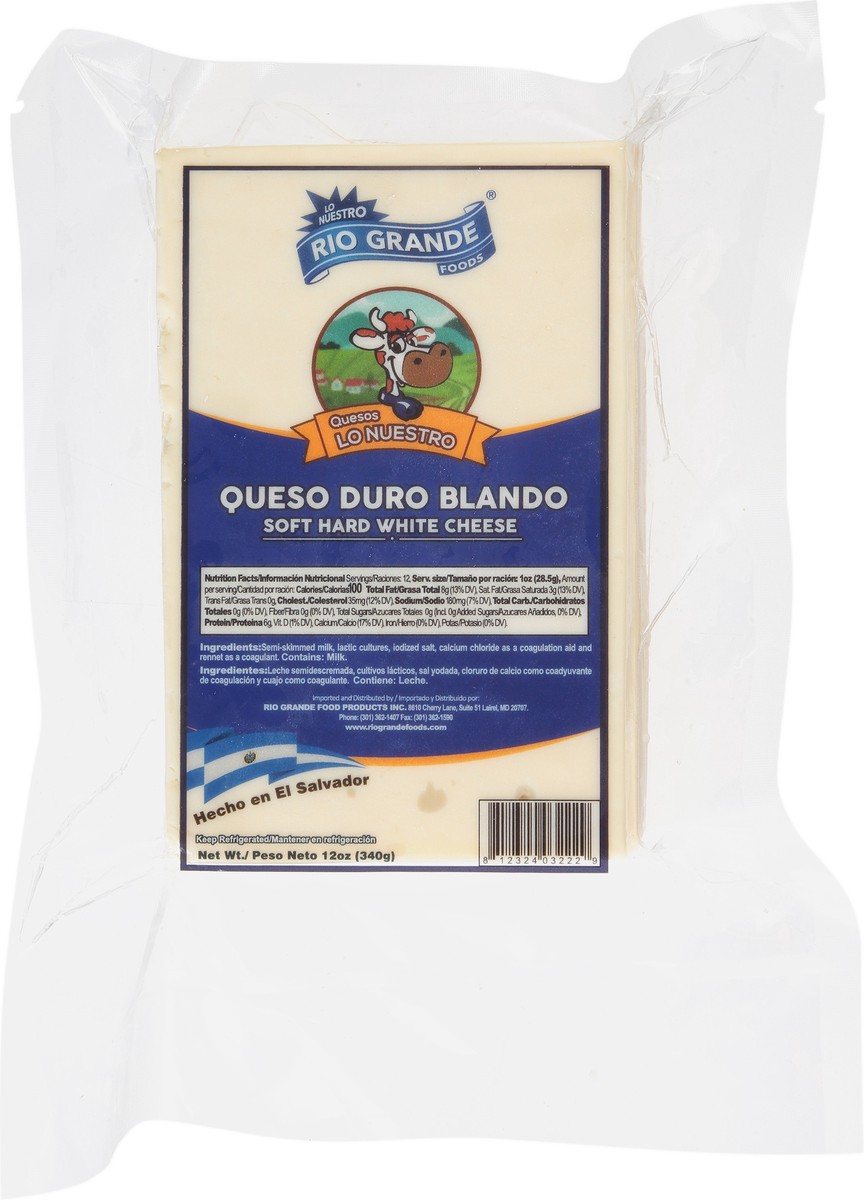 slide 3 of 10, Rio Grande Soft Hard White Cheese 12 oz, 12 oz