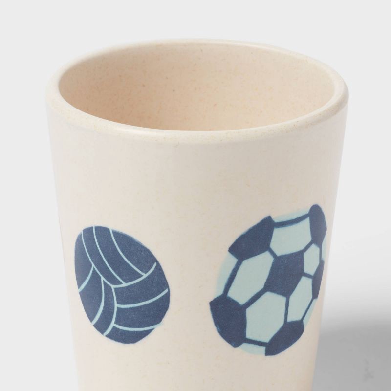 slide 3 of 3, Kids' 7.74oz Sports Bamboo Melamine Tumbler - Pillowfort™, 7.74 oz