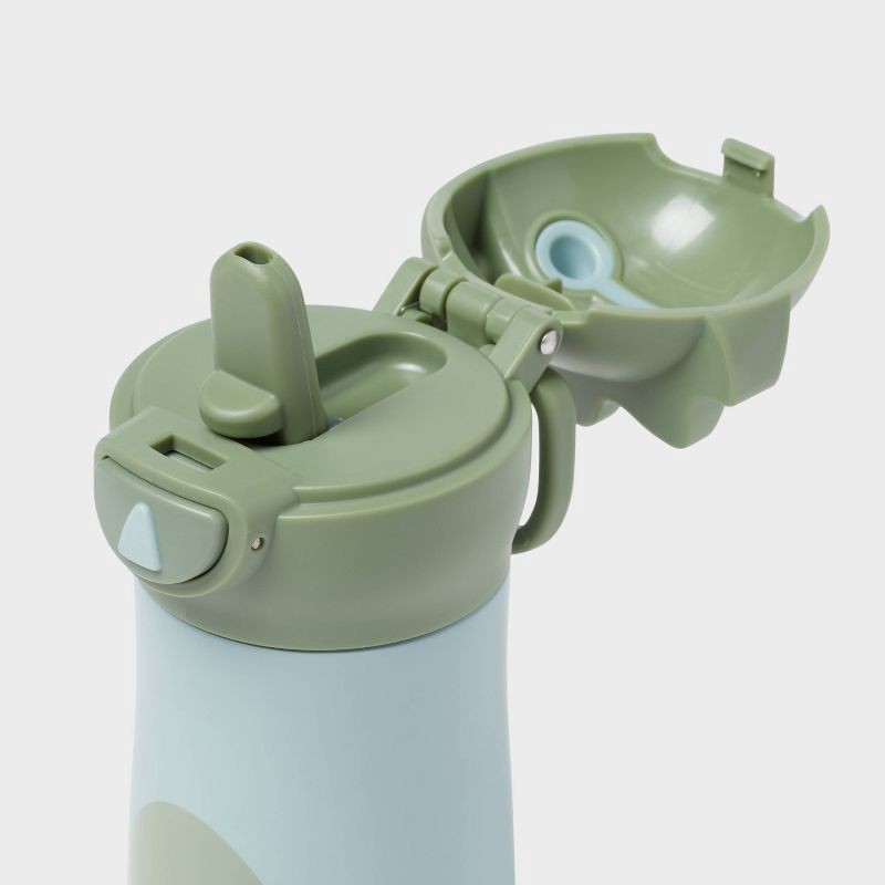 slide 3 of 3, Kids' 10 fl oz Dinosaur Animal Water Bottle - Pillowfort™, 10 fl oz