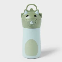 Kids' 10 fl oz Dinosaur Animal Water Bottle - Pillowfort™