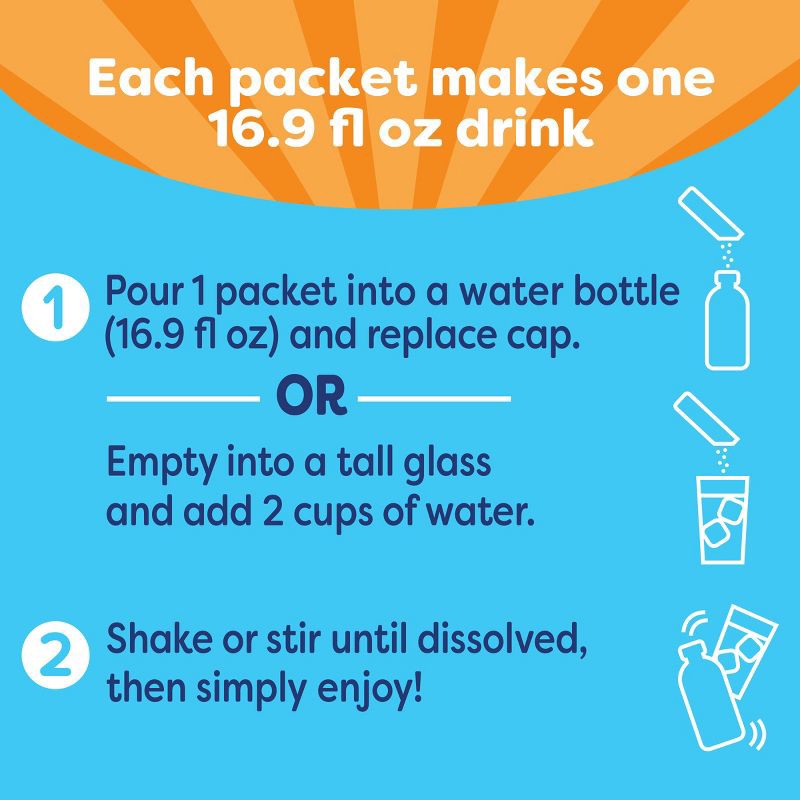 slide 4 of 7, Crystal Light Hydrate Orange - 10ct/1.8oz, 10 ct, 1.8 oz