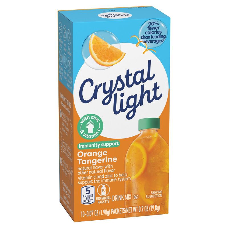 slide 7 of 7, Crystal Light Hydrate Orange - 10ct/1.8oz, 10 ct, 1.8 oz