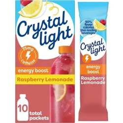 Crystal Light Raspberry Lemonade - 10ct/1.8oz