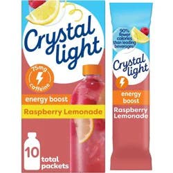Crystal Light Raspberry Lemonade - 10ct/1.8oz