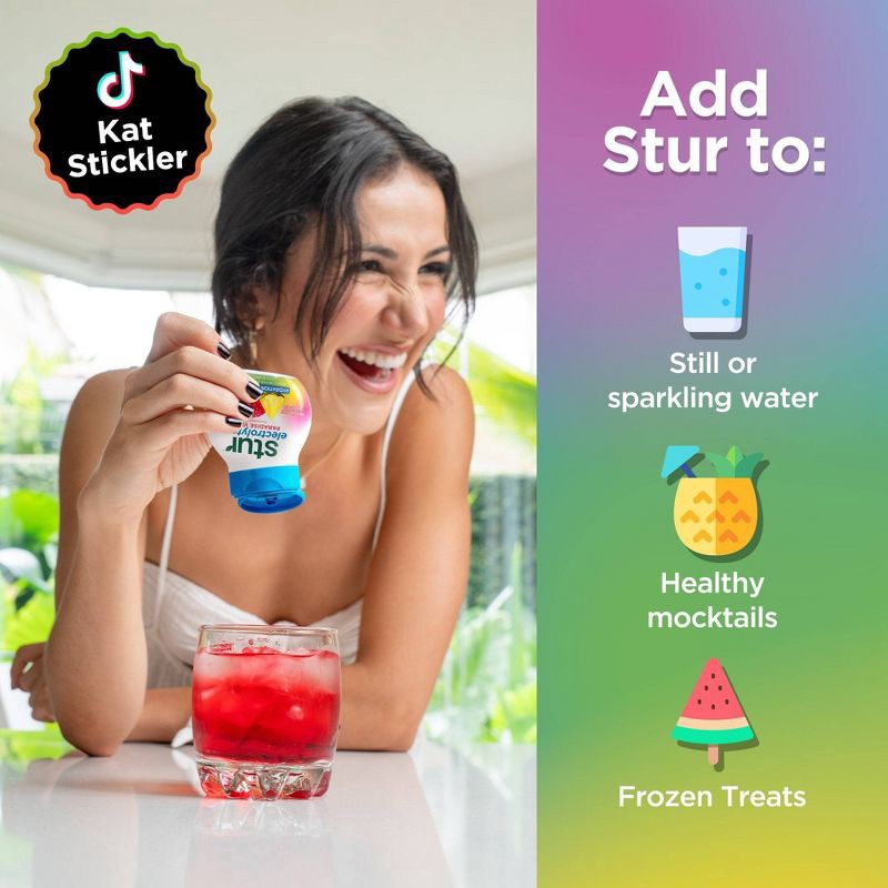 slide 5 of 8, Stur Electrolytes Paradise Vibe Liquid Water Enhancer Drink Mix - 1.62 fl oz, 1.62 fl oz