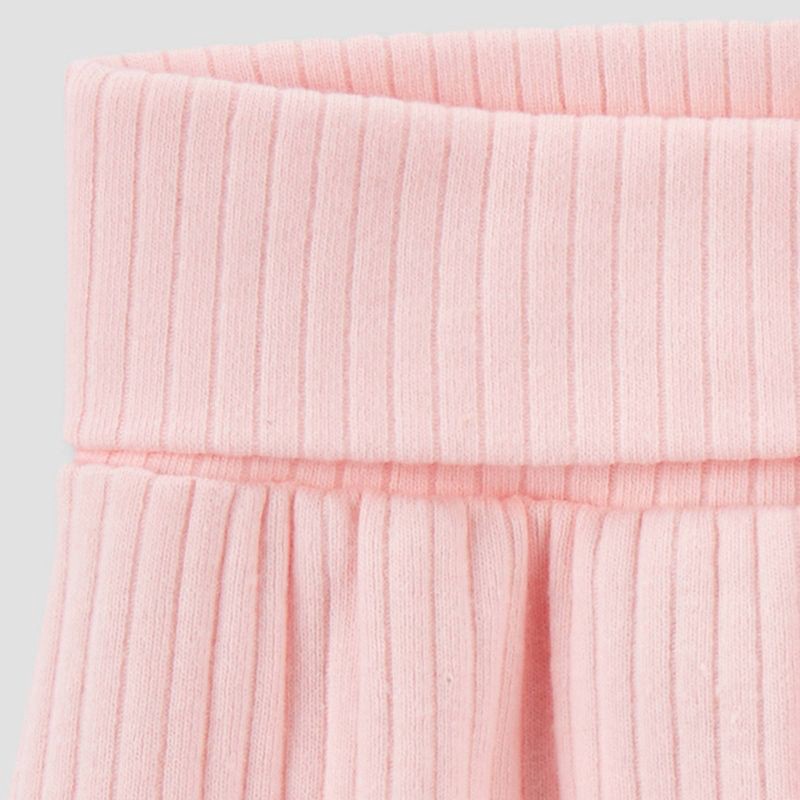 slide 2 of 6, Carter's Just One You® Baby Girls' 2pc Textured Knit Top & Bottom Set - Pink Newborn: Cotton Elastane Pullover, 2 ct