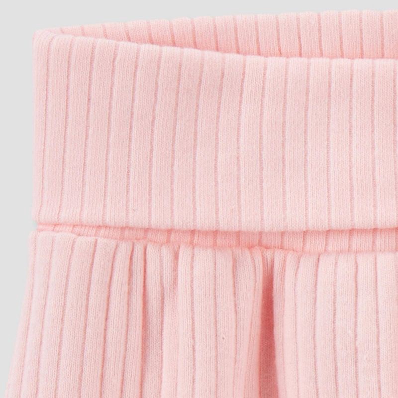 slide 4 of 6, Carter's Just One You® Baby Girls' 2pc Textured Knit Top & Bottom Set - Pink 6M: Cotton Elastane, Long Sleeve, 2 ct