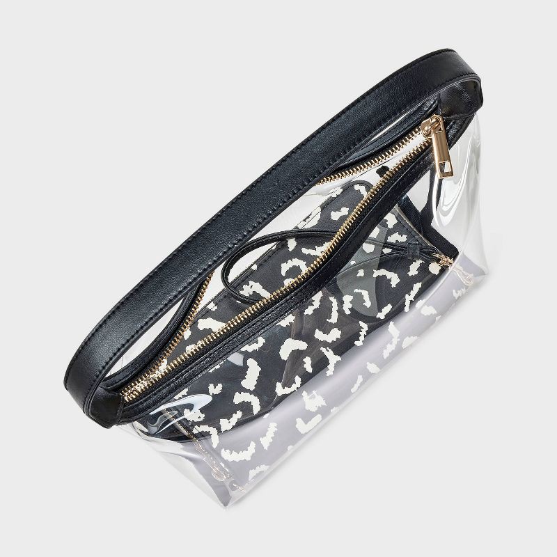 slide 4 of 5, Soft Shoulder Bag - A New Day™ Clear, 1 ct