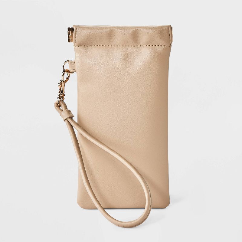 slide 1 of 4, Facile Frame Glasses Case - A New Day™ Tan, 1 ct