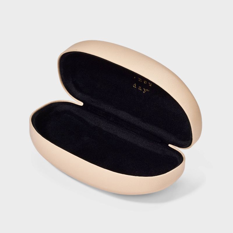 slide 3 of 3, Clam Shell Glasses Case - A New Day™ Tan, 1 ct