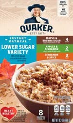 QUAKER OATMEAL Variety Instant Oats Hot Cereal