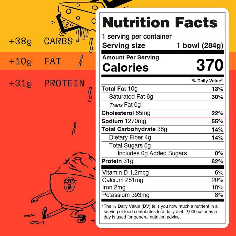 slide 3 of 7, Counter Frozen 3 Cheese Chicken Alfredo Bowl - 10oz, 10 oz