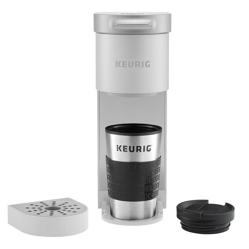 slide 4 of 9, Keurig K-Mini Go Single-Serve K-Cup Coffee Maker Warm Stone, 1 ct