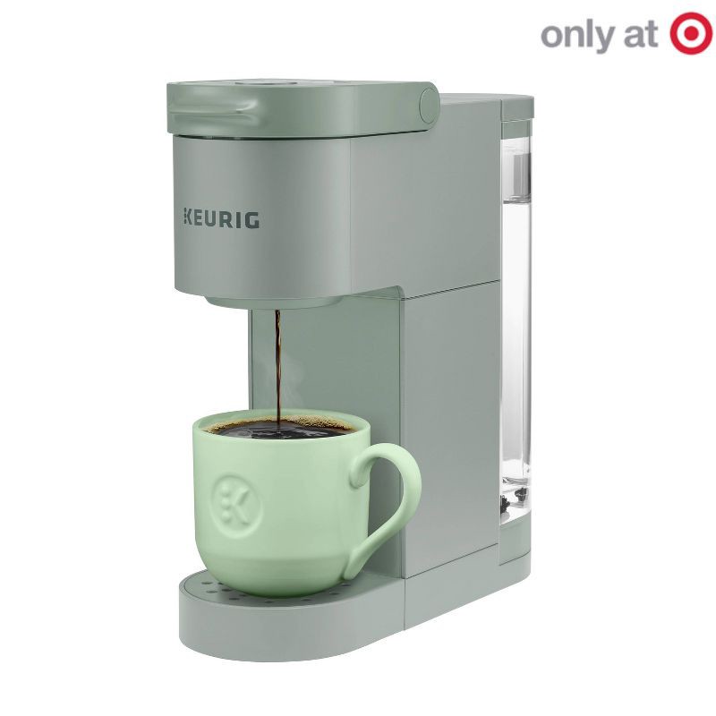 slide 3 of 9, Keurig K-Mini Go Single-Serve K-Cup Pods Coffee Maker Sage, 1 ct