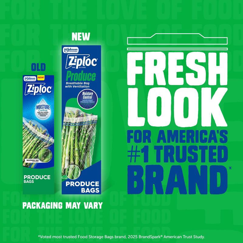 slide 4 of 12, Ziploc Gallon Produce Bags - 15ct, 15 ct