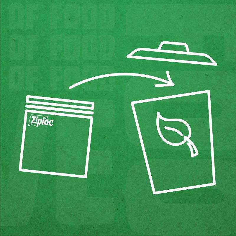 slide 9 of 13, Ziploc Compostable Sandwich Bags - 40ct, 40 ct