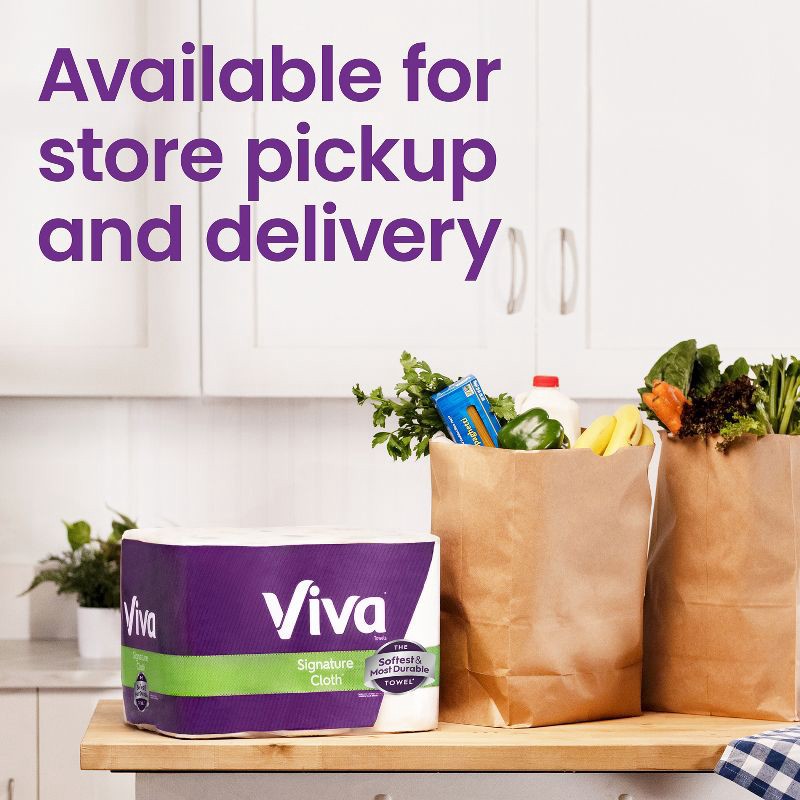 slide 9 of 10, Viva Signature Cloth Paper Towel - 2 Quad Rolls, 1 ct