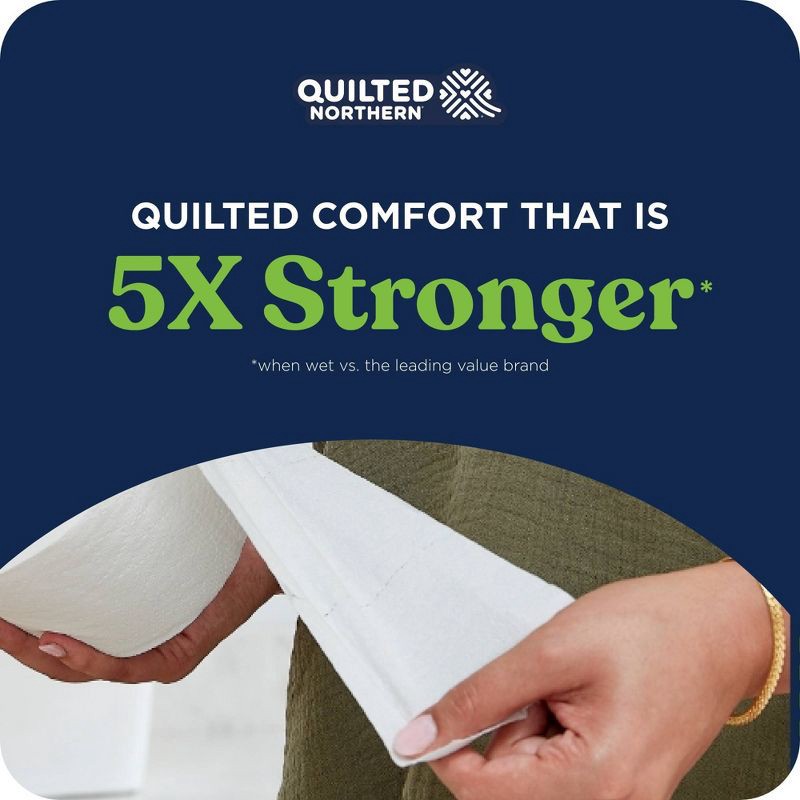 slide 3 of 9, Quilted Northern Ultra Soft Strong Toilet Papers - 12 Mega Rolls, 1 ct
