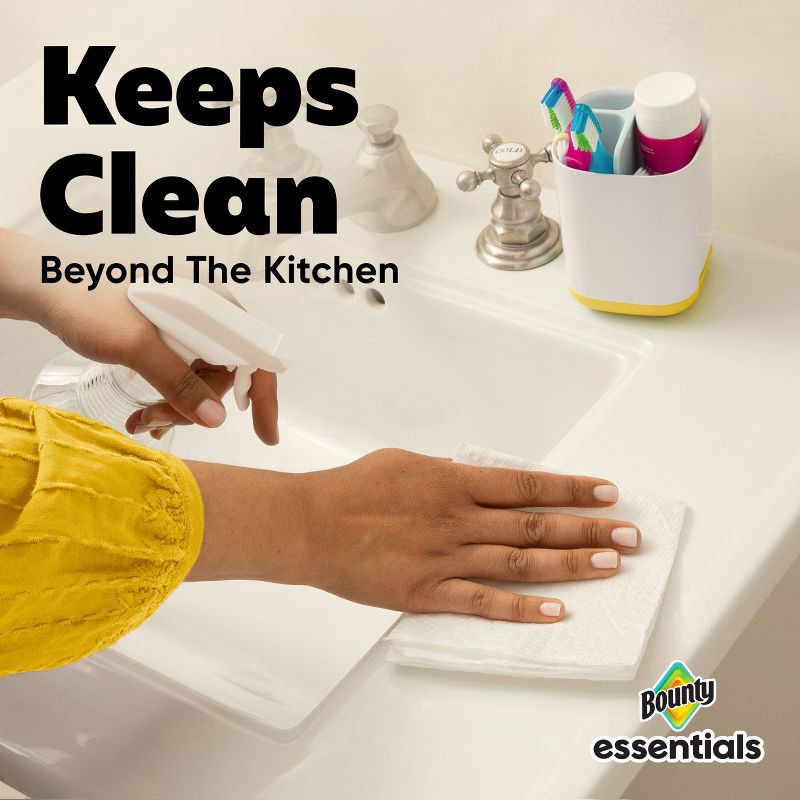 slide 6 of 16, Bounty Essentials Select-A-Size White Paper Towels - 12 Triple Rolls, 1 ct