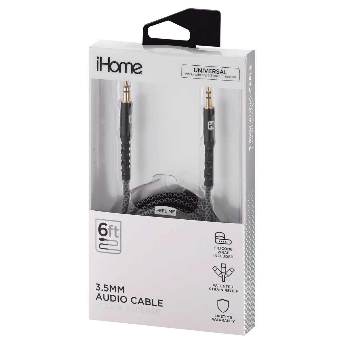 slide 10 of 11, iHome 6 Feet Strain Defense Audio Cable 1 ea, 1 ct