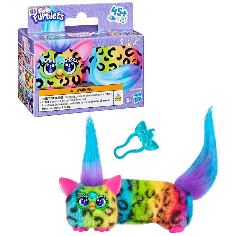 slide 1 of 8, Furby DJ Furblets Rain-Bow-Kat, 1 ct