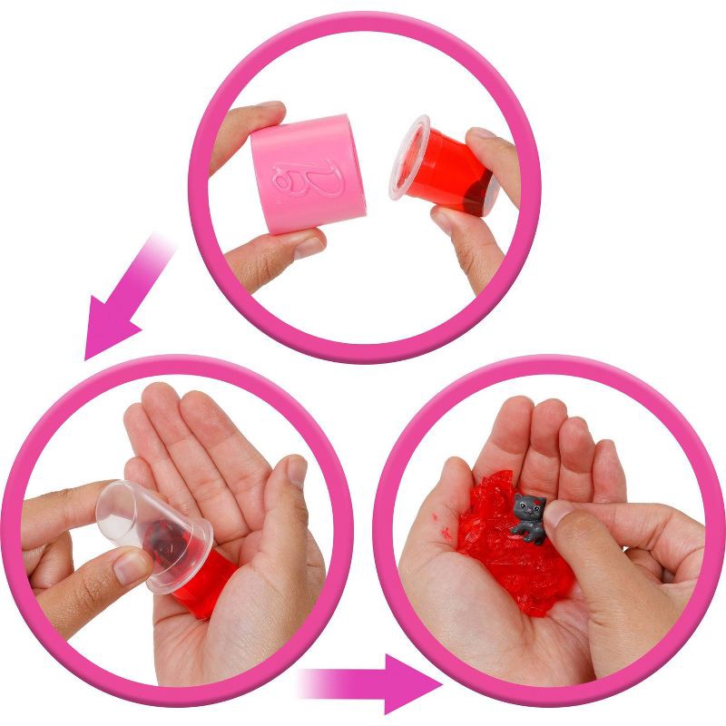 slide 5 of 5, Barbie Party Unboxed Glam Party Series Red Sparkle Doll & Accessories with 10 Surprises, 1 ct