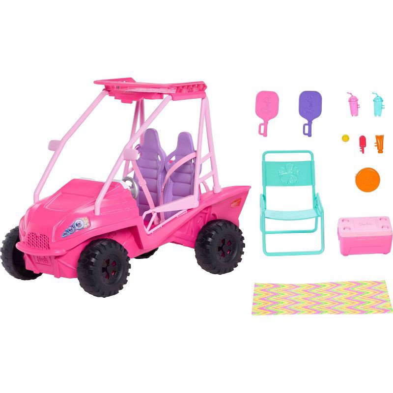 slide 5 of 6, Barbie Mysteries: Beach Detectives Ultimate Beach Buggy Vehicle Playset with 10+ Accessories, 1 ct