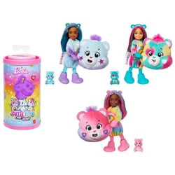 Barbie Cutie Reveal Cuddly Series Chelsea Small Dolls and Accessories 6 Surprises