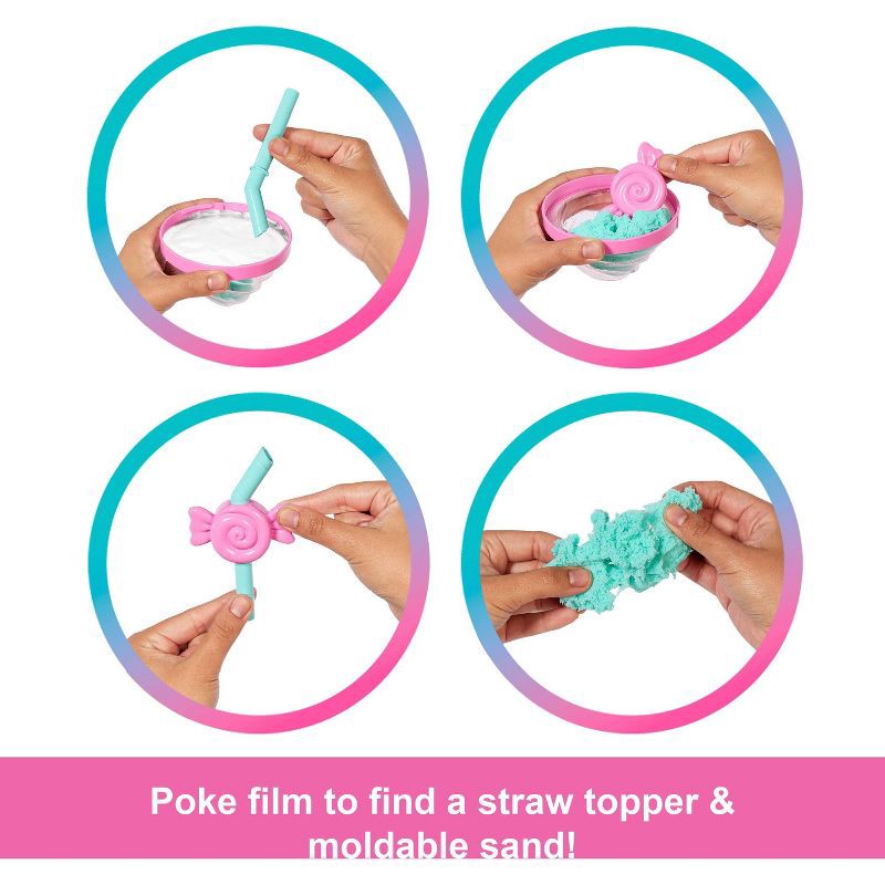 slide 4 of 4, Barbie Pop Reveal Treat Series Doll & Accessories Set, Sweet Swirl Fashion Doll & Pet, 1 ct