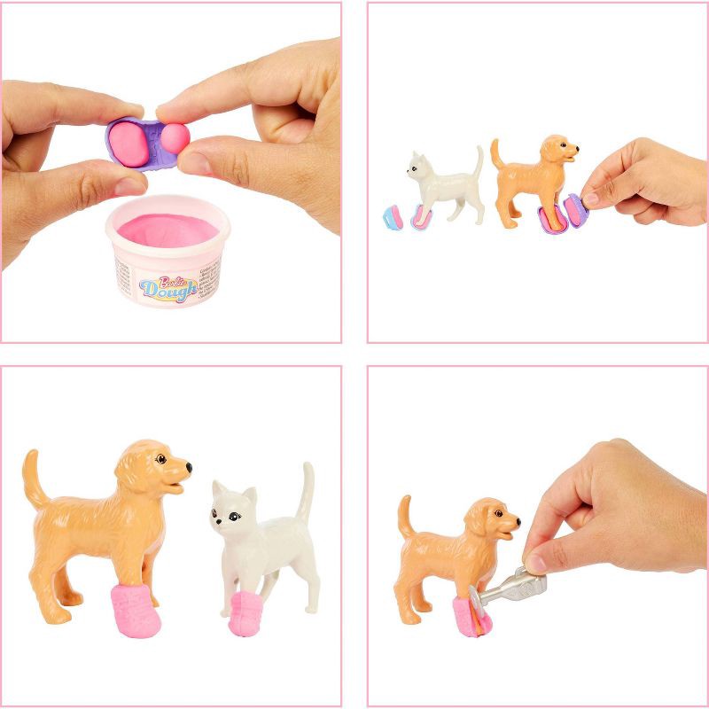 slide 3 of 4, Barbie Fast Cast Veterinarian Clinic Playset with Pink Colored Hair Doll & 10+ Accessories, 1 ct