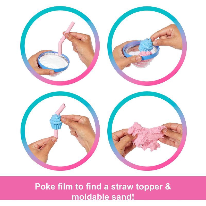 slide 3 of 5, Barbie Pop Reveal Sweet Treat Series Doll & Accessories Set, Cool Cupcake Fashion Doll & Pet, 1 ct