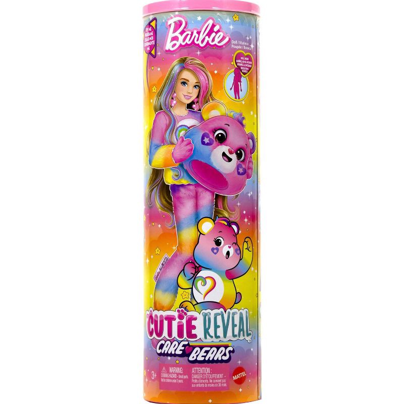 slide 6 of 6, Barbie Cutie Reveal Care Bears Doll & Accessories, Series 2 Togetherness Bear with 10 Surprises, 1 ct