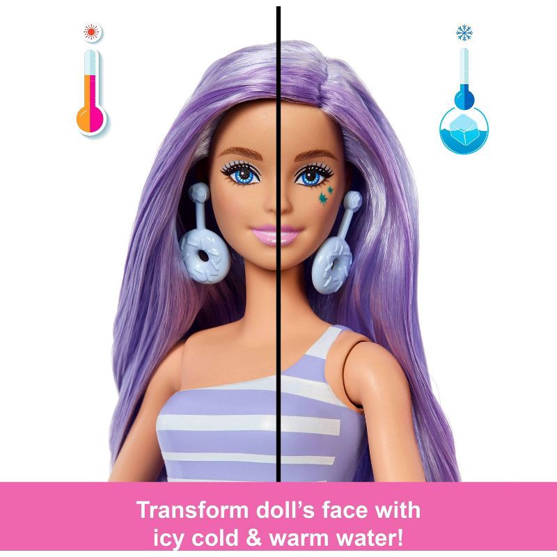 slide 3 of 5, Barbie Pop Reveal Treat Series Doll & Accessories Set, Donut Dreams Fashion Doll & Pet, 1 ct