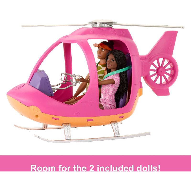 slide 2 of 6, Barbie Pink Passport Kenya Adventure Dolls & Playset with Toy Helicopter & 9 Accessories, 1 ct