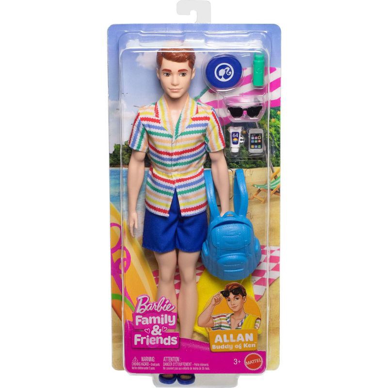 slide 6 of 6, Barbie Allan Doll, Fashion Doll with Beach Look, 1 ct